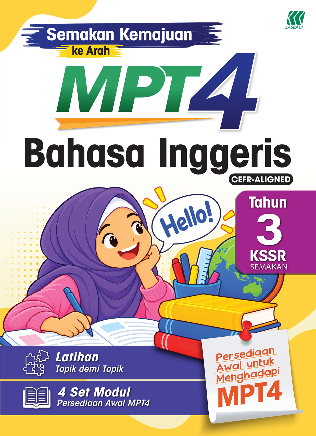 Semakan Kemajuan ke Arah MPT4 English Year 3 Cover